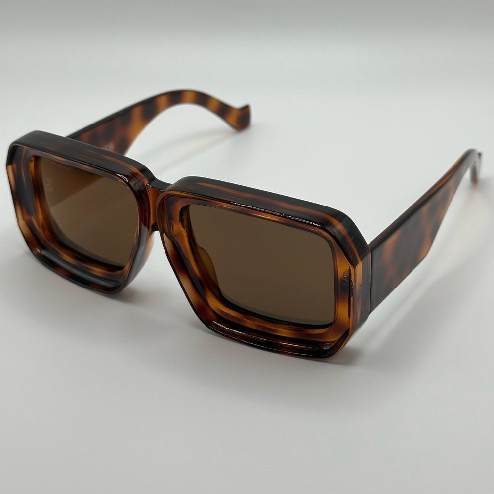 NEW LOEWE LW40064U 5652G Shiny Dark Havana Brown Women - Picture 5 of 13